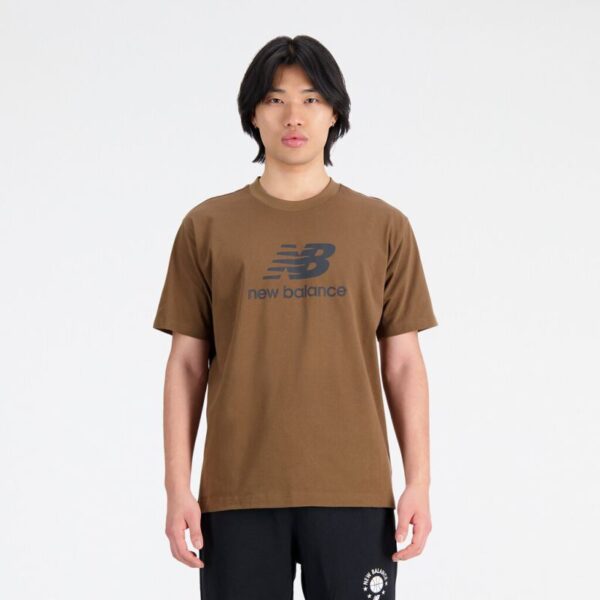 Camiseta new balance essentials stacked logo mt31541 - Imagen 4