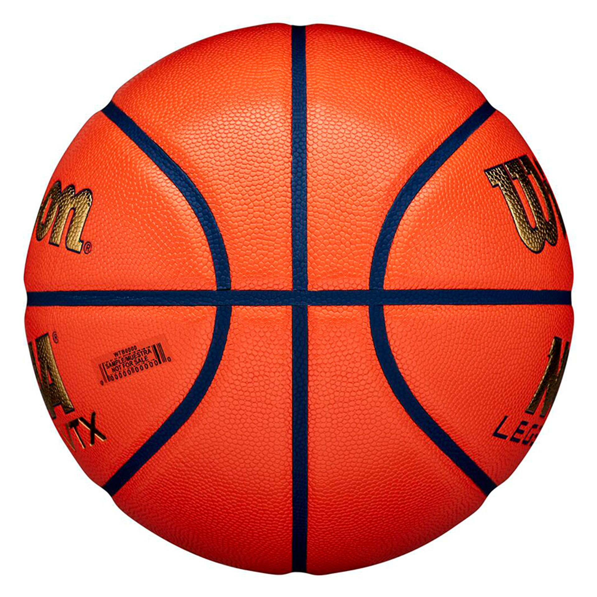Balón baloncesto wilson ncaa legend vtx bskt orange/gold talla 7 - Imagen 3