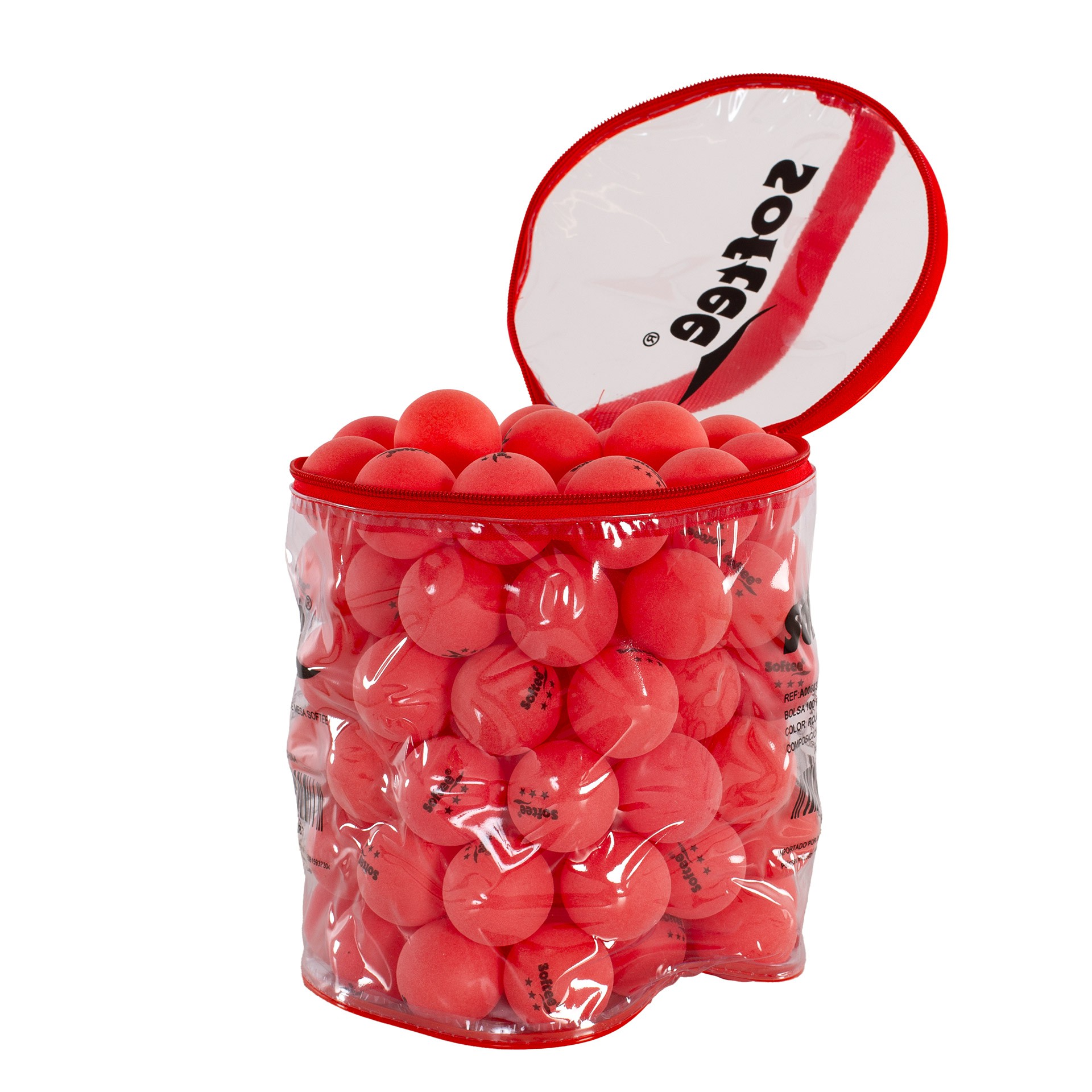 Bolsa 100 pelotas pp tenis de mesa softee - Imagen 24