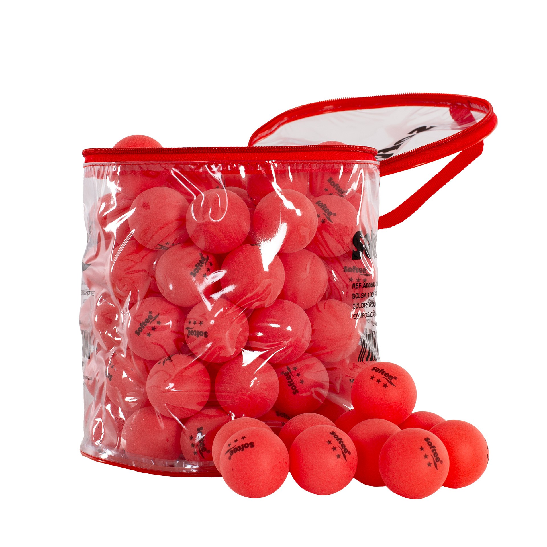 Bolsa 100 pelotas pp tenis de mesa softee - Imagen 25