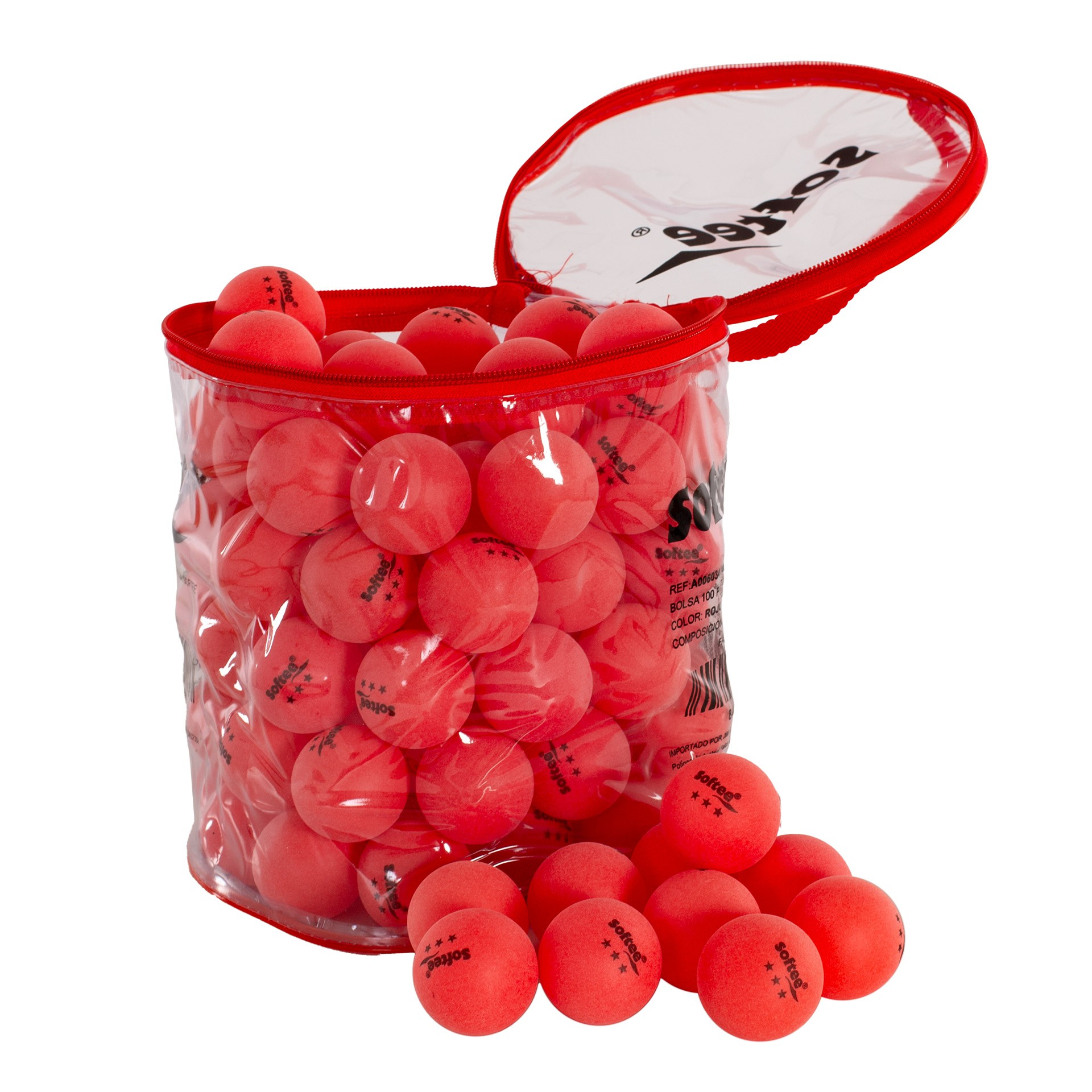 Bolsa 100 pelotas pp tenis de mesa softee - Imagen 26