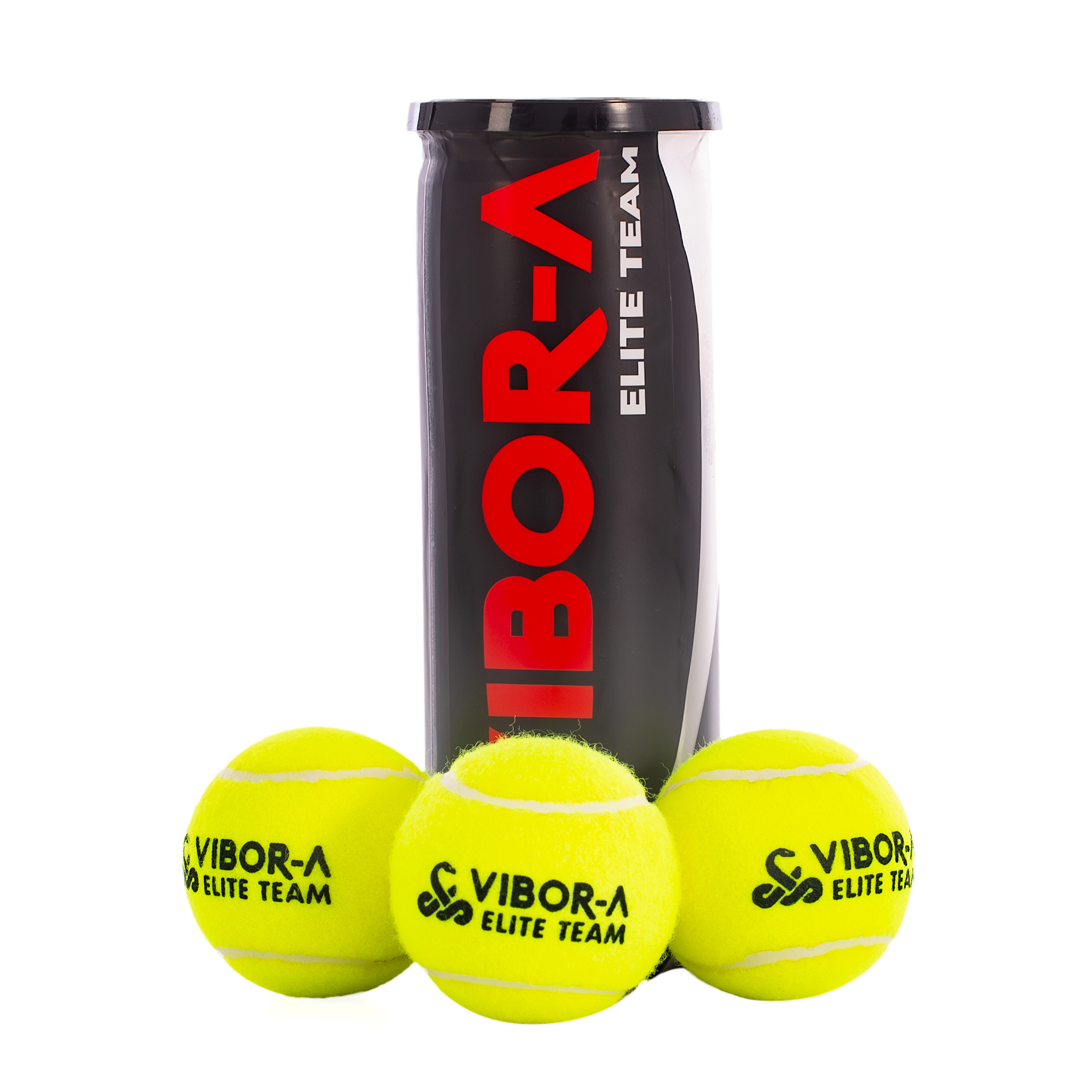 Bote 3 pelotas pádel vibor-a elite team - Imagen 4