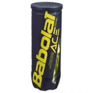 Bote de 3 pelotas babolat ace pádel