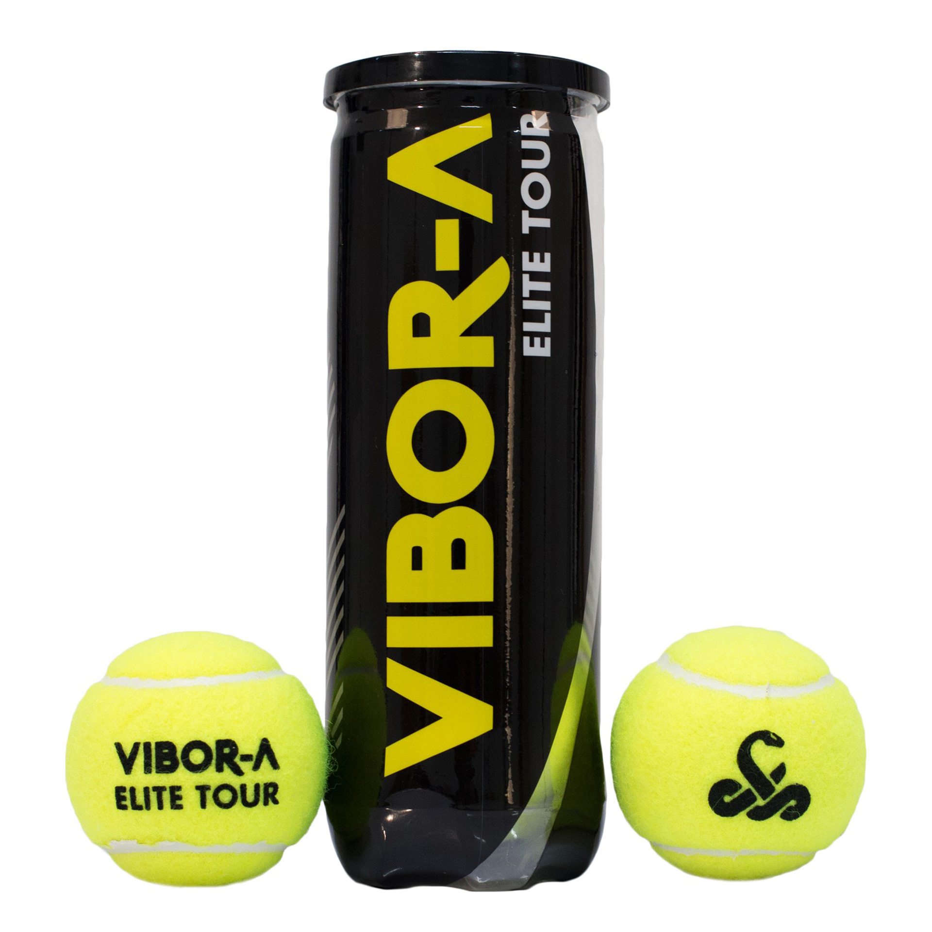 Bote de 3 pelotas de pádel vibor-a elite tour - Imagen 4