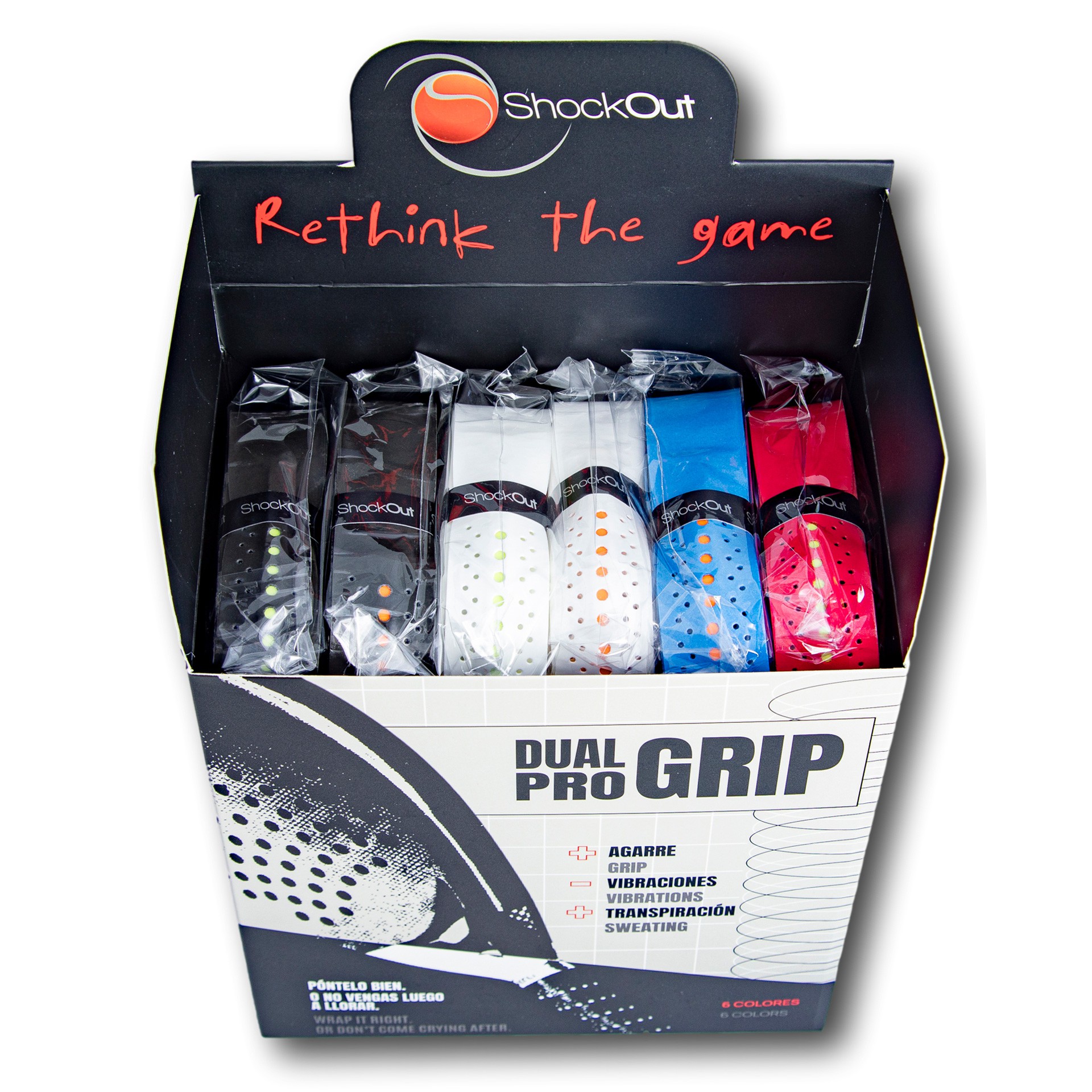 Caja expositor con 24 dual pro grip shockout - Imagen 4