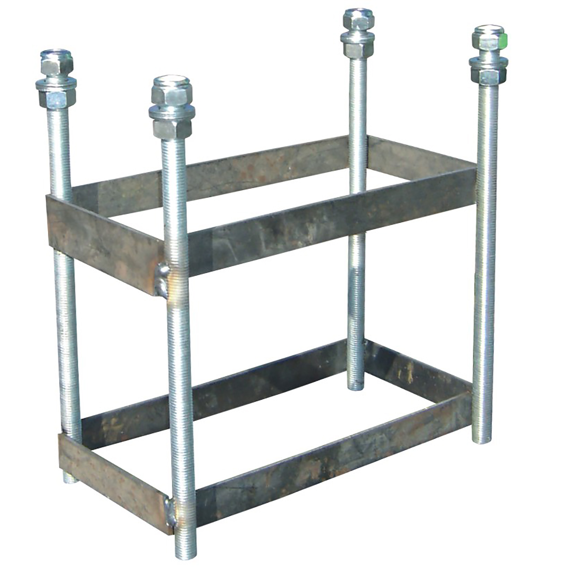 Jgo canastas antivandalicas baloncesto new tubo 114 mm galvanizadas -incluye aros, redes y tableros- - Imagen 2