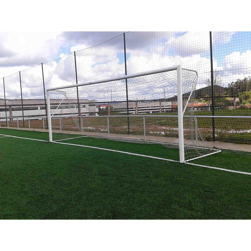 Juego de 2 bases porterías fútbol 7 para recogida de red