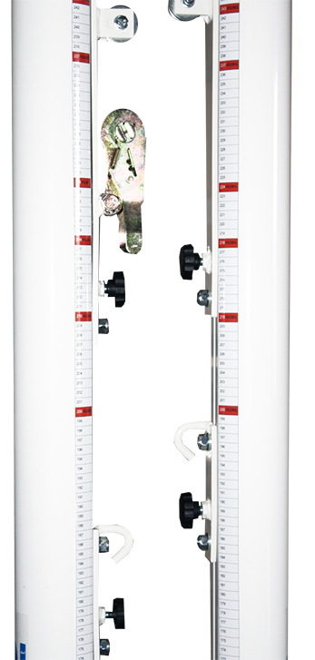 Juego de 2 postes multialturas aluminio tubo de 90mm fijos - Imagen 2