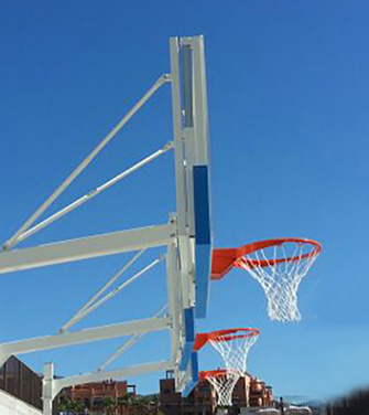 Juego de 2 redes baloncesto 3,5mm uso exclusivo interior basic