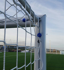 Juego de 2 redes de fútbol 11 4mm linea premium