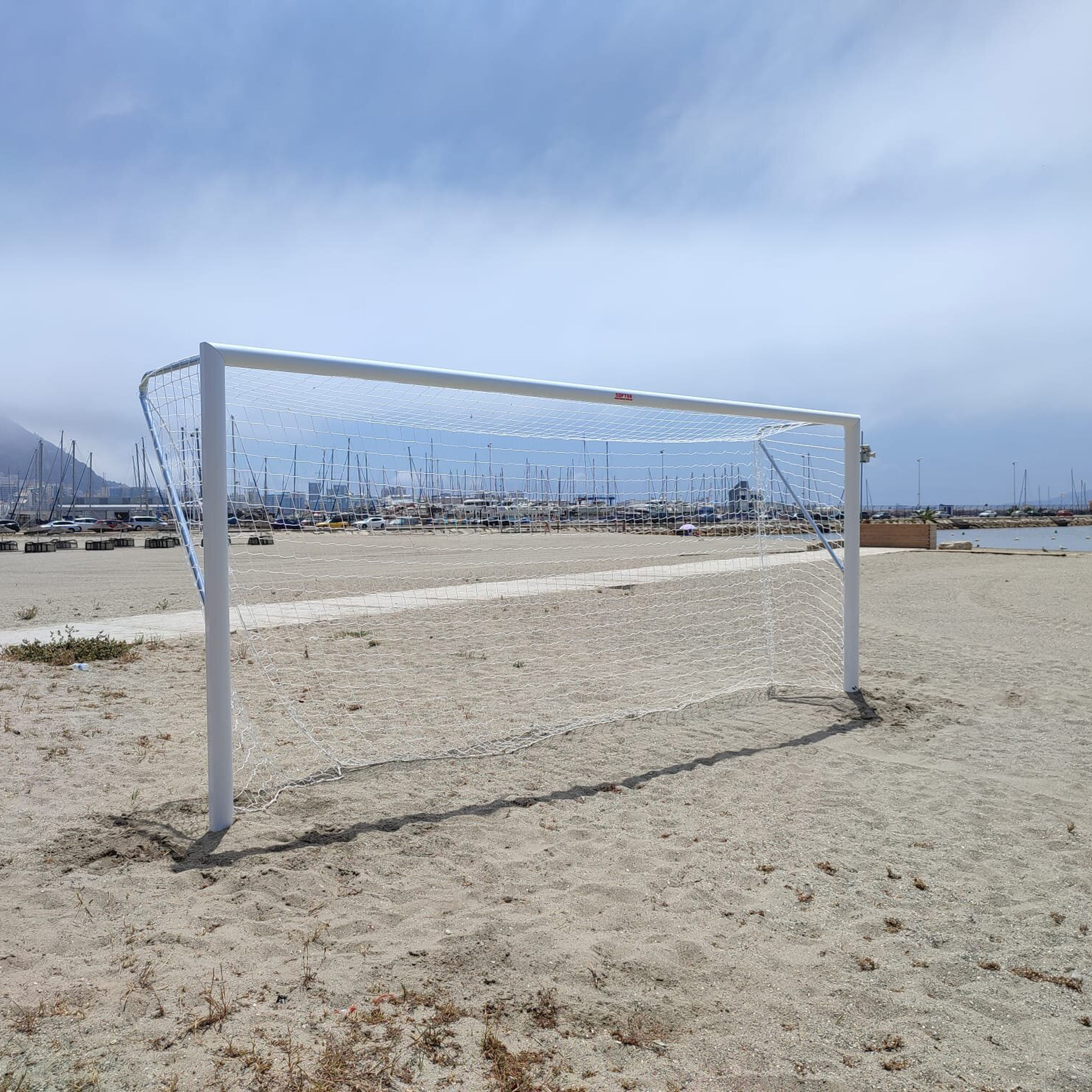 Juego porterías fútbol-playa aluminio 120x100mm - Imagen 2