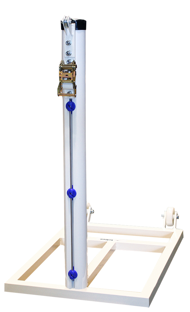 Juego postes tenis trasladables aluminio ø 90mm