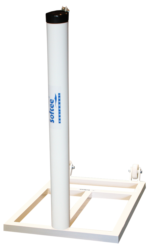 Juego postes tenis trasladables aluminio ø 90mm - Imagen 3