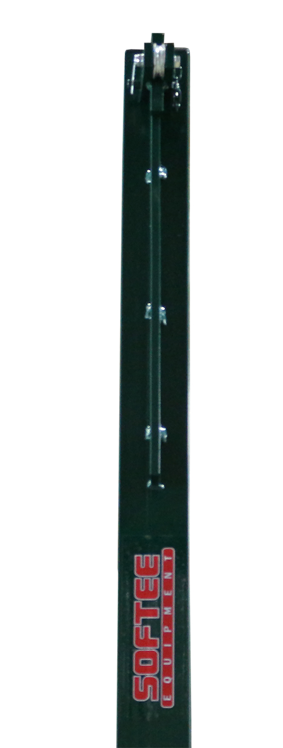 Juego postes voleibol metálicos cuadrados 80x80mm trasladables - Imagen 4