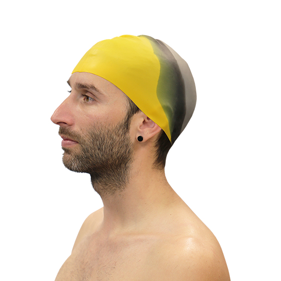 Lote 10 gorros natación silicona multicolor surtido - Imagen 2