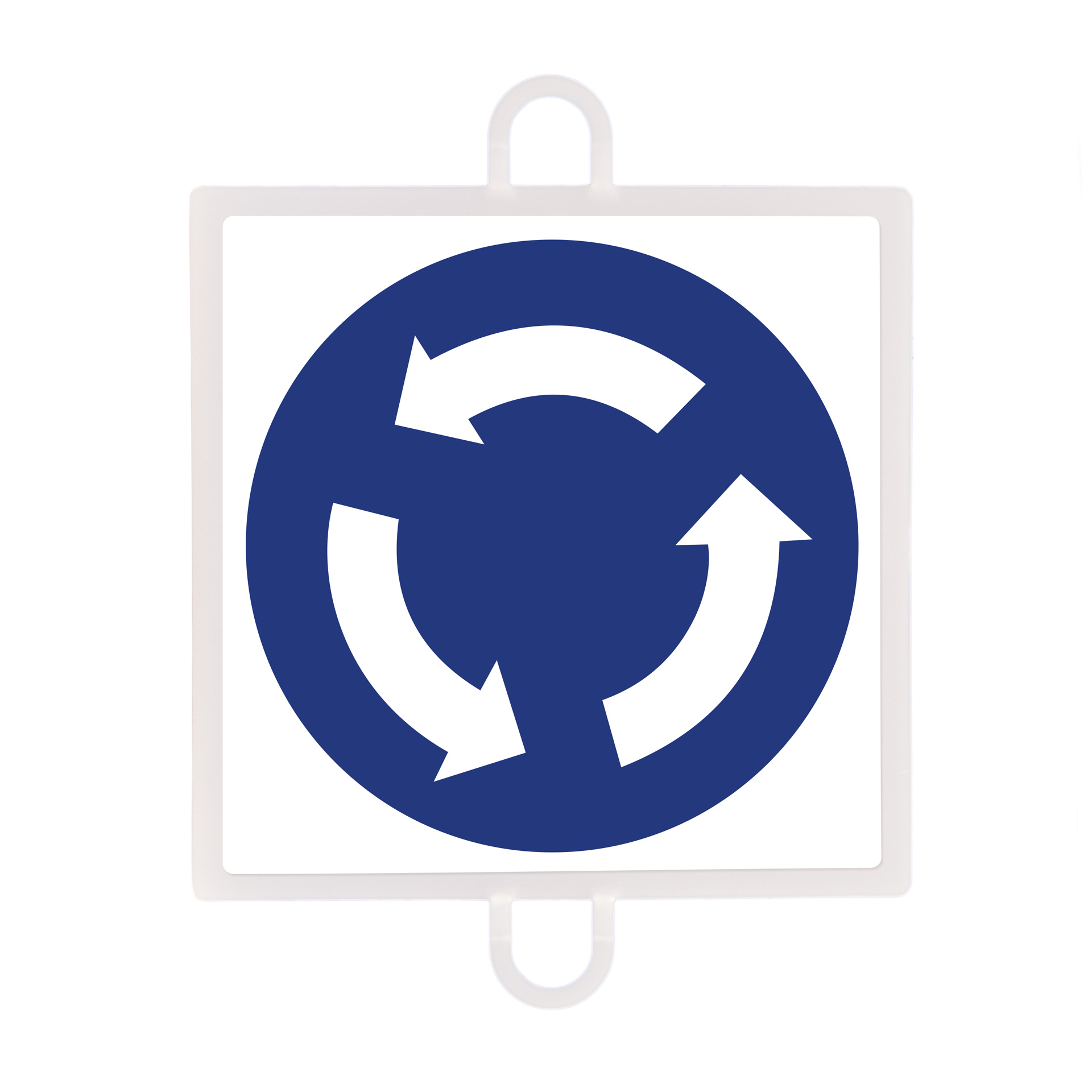 Panel de señalización tráfico de obligación nº 4 (intersección)