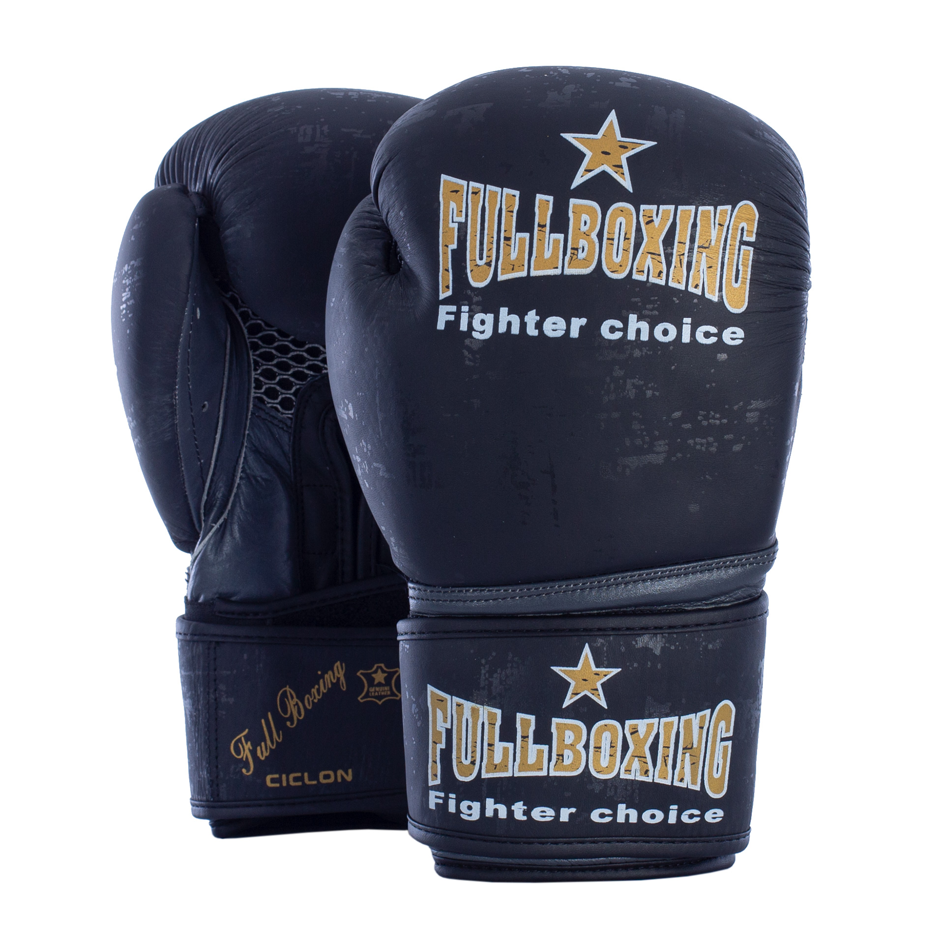 Par de guantes boxeo fullboxing piel natural ciclón - Imagen 2