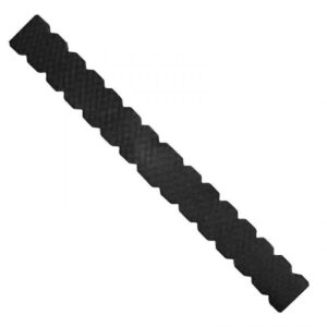 Protector de pala de pádel elite dentado rugoso negro