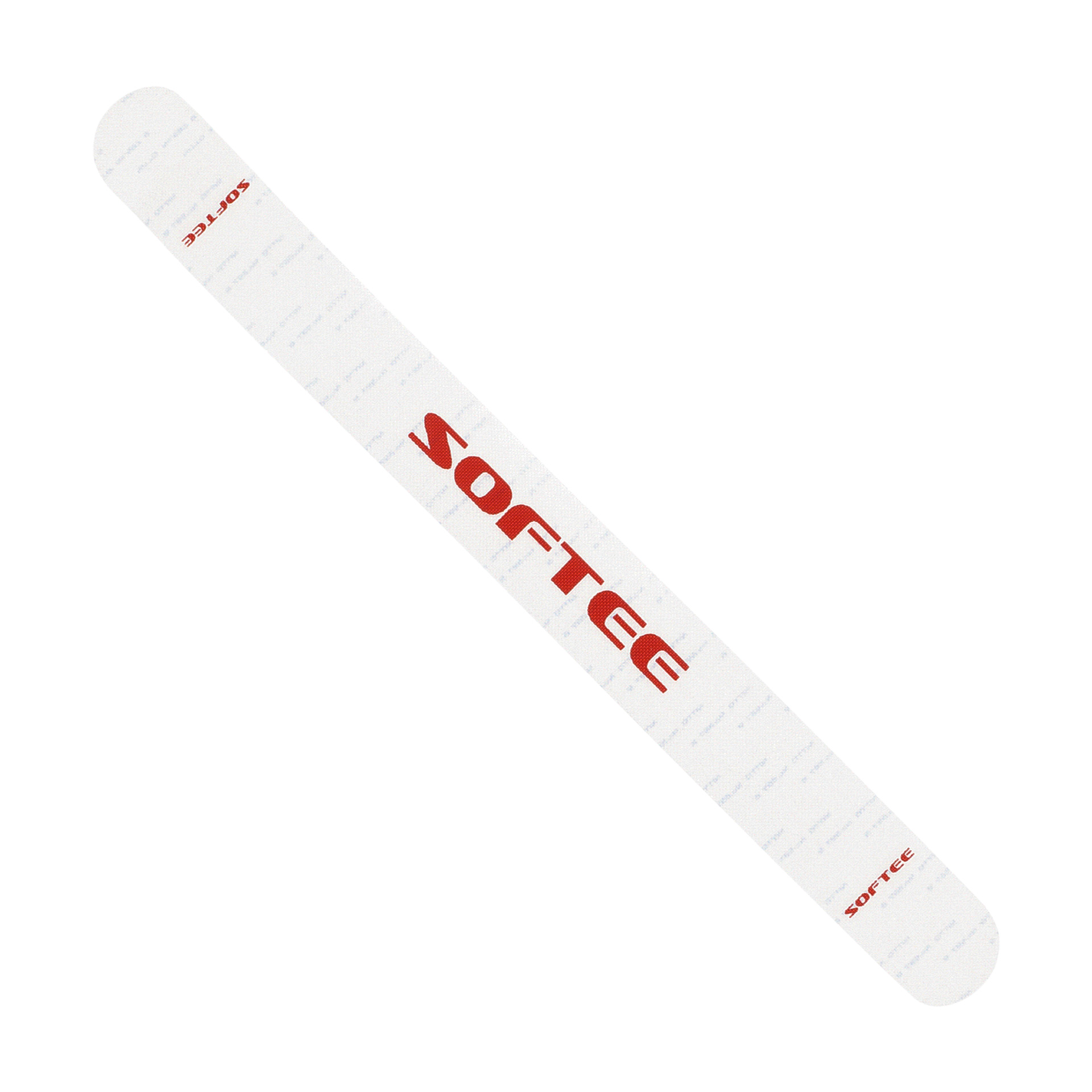 Protector de pala de pádel softee padel 1t redondo transparente rojo