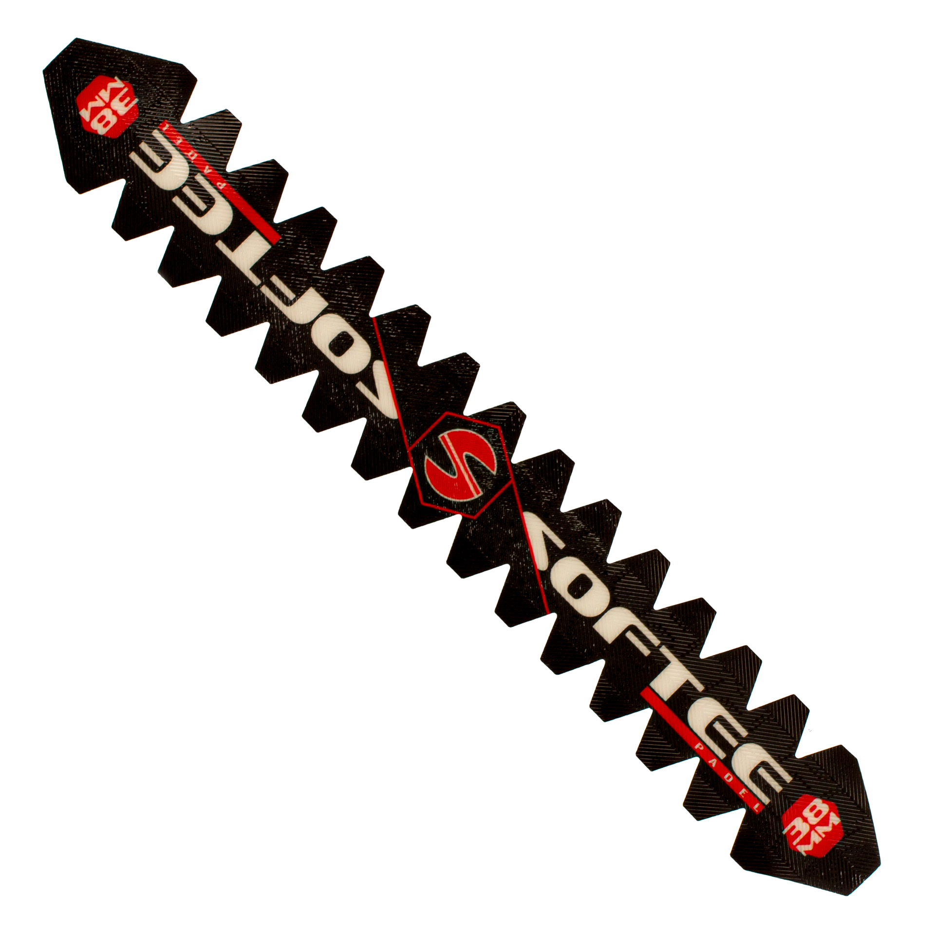 Protector de pala de pádel softee padel dentado negro