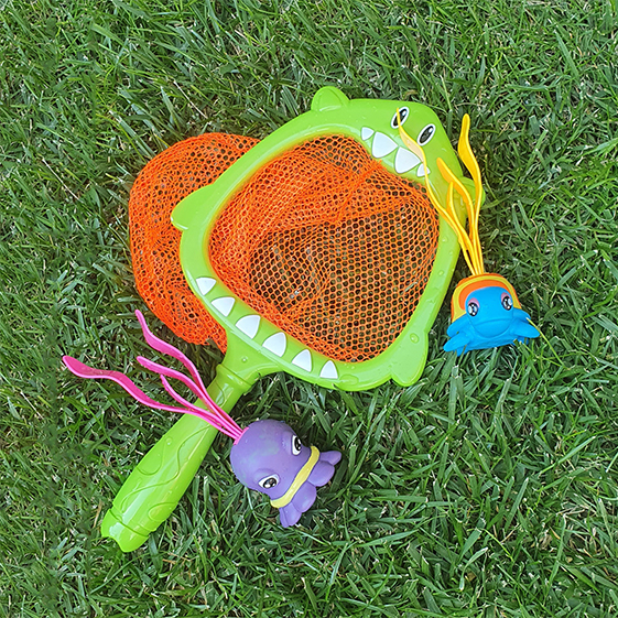 Set acuático red pesca+ 2 peces - Imagen 2