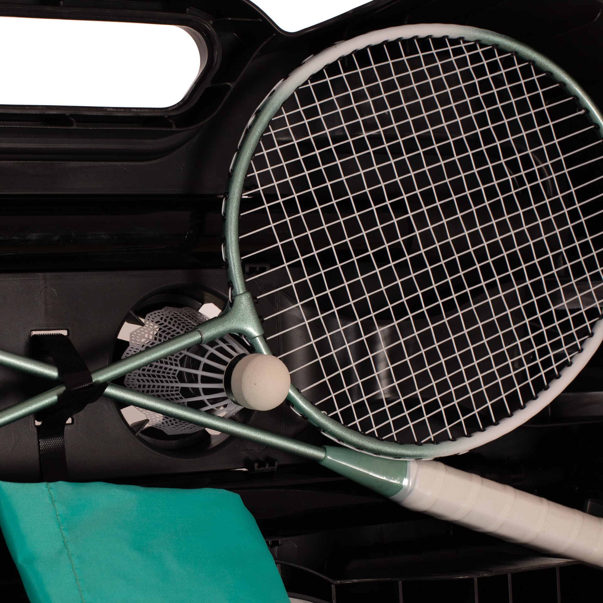 Set bádminton portátil con 2 raquetas - Imagen 4