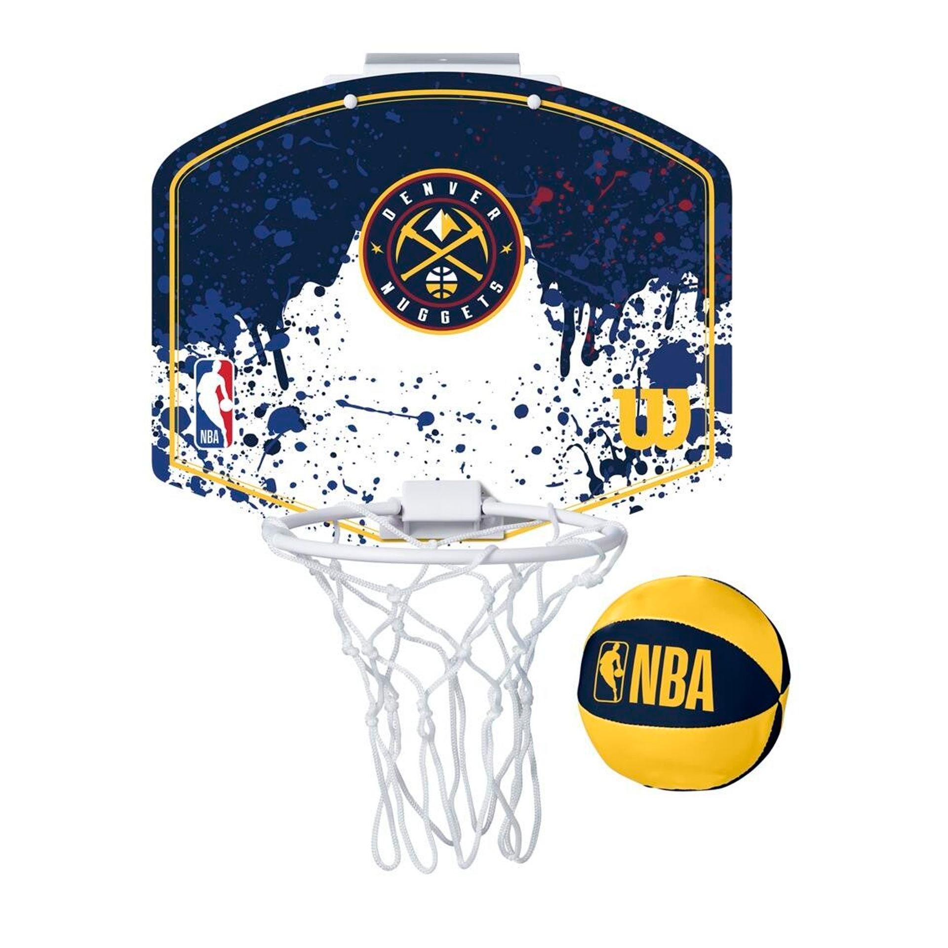 Set minicanasta wilson team mini hoop nba nuggets