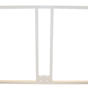 Soporte metalico para sujeccion tablero y aro baloncesto a la pared- blanco