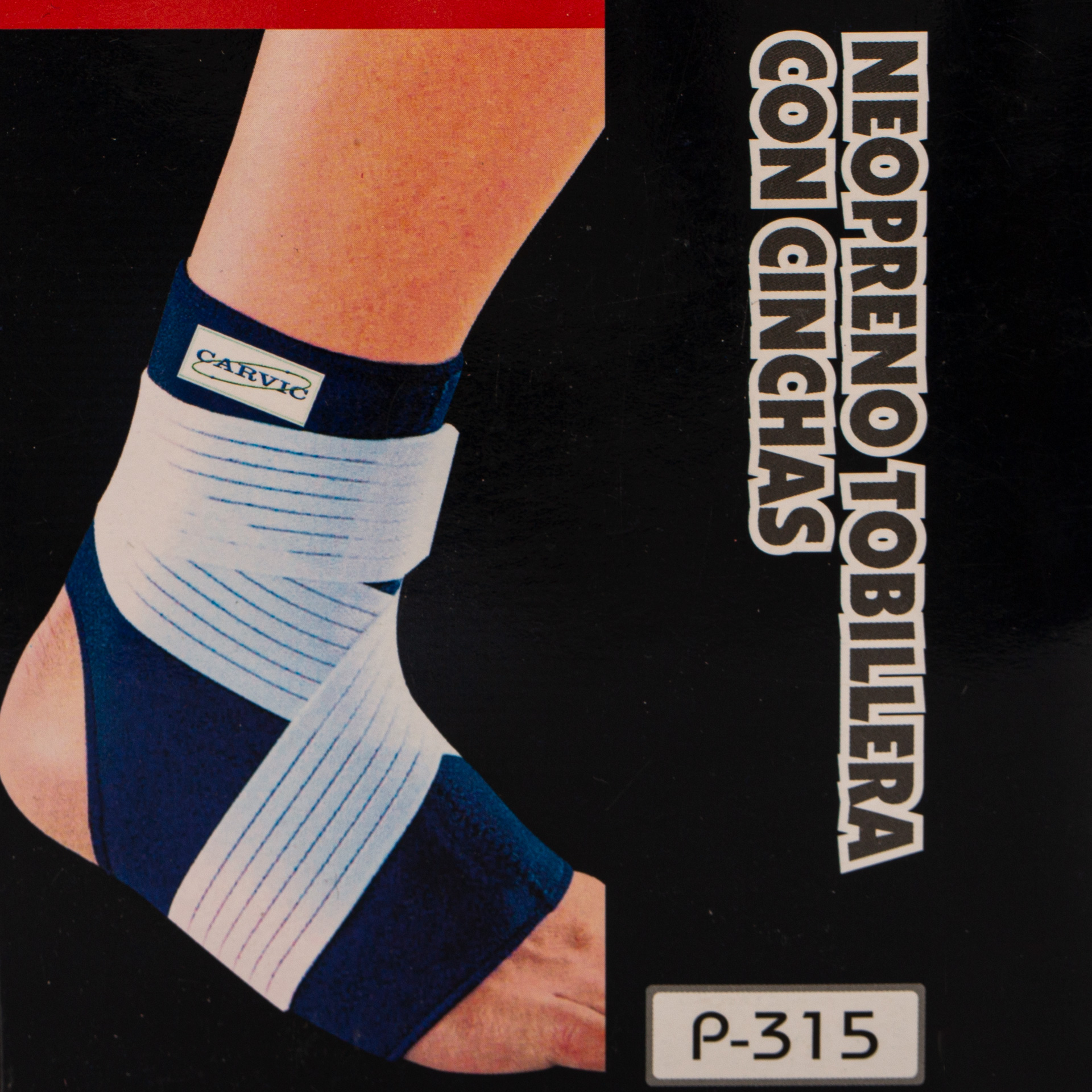 Tobillera neopreno con cinchas cv talla única - Imagen 3