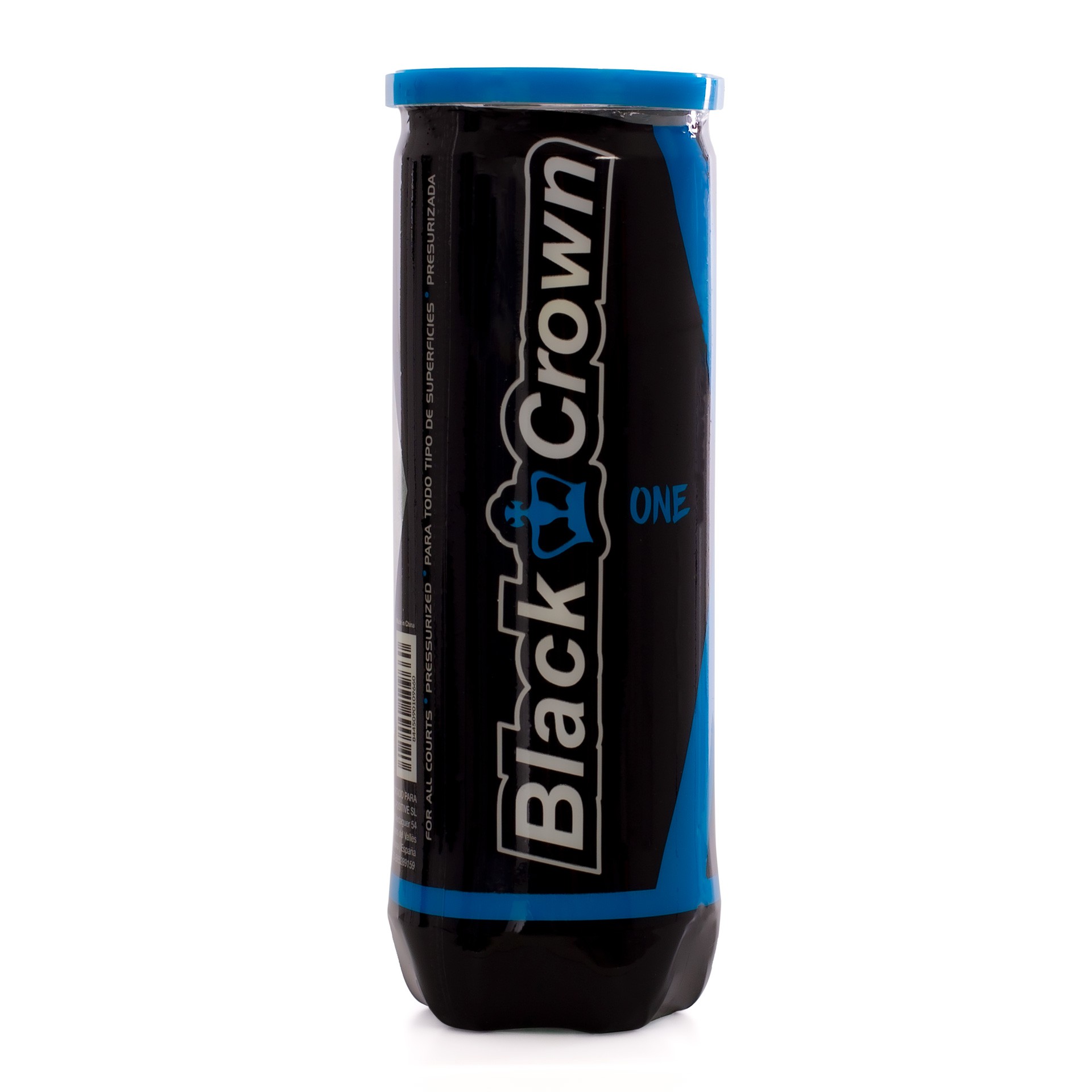 Bote de 3 pelotas de pádel black crown one - Imagen 4