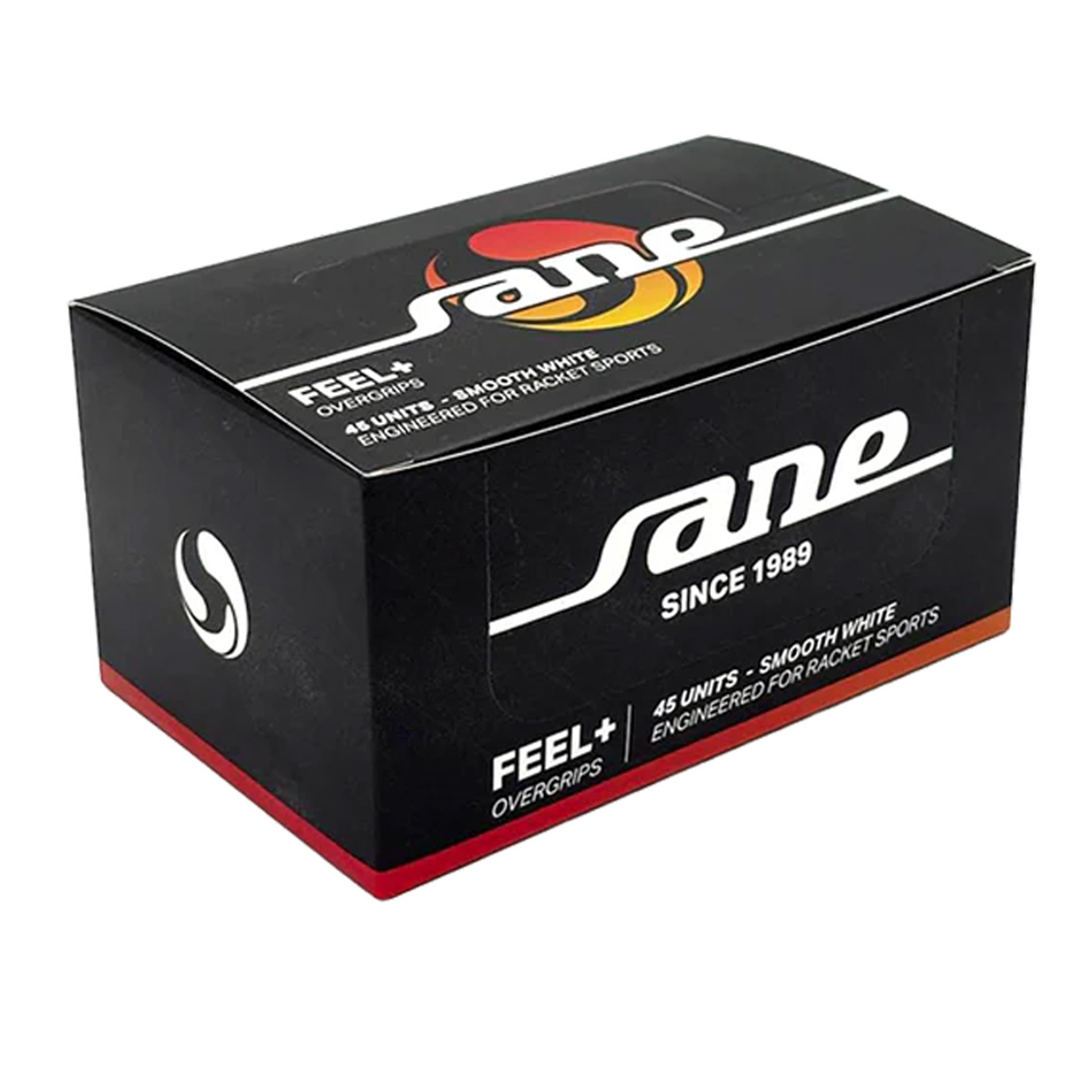 Caja de 45 overgrips sane feel lisos blancos - Imagen 2