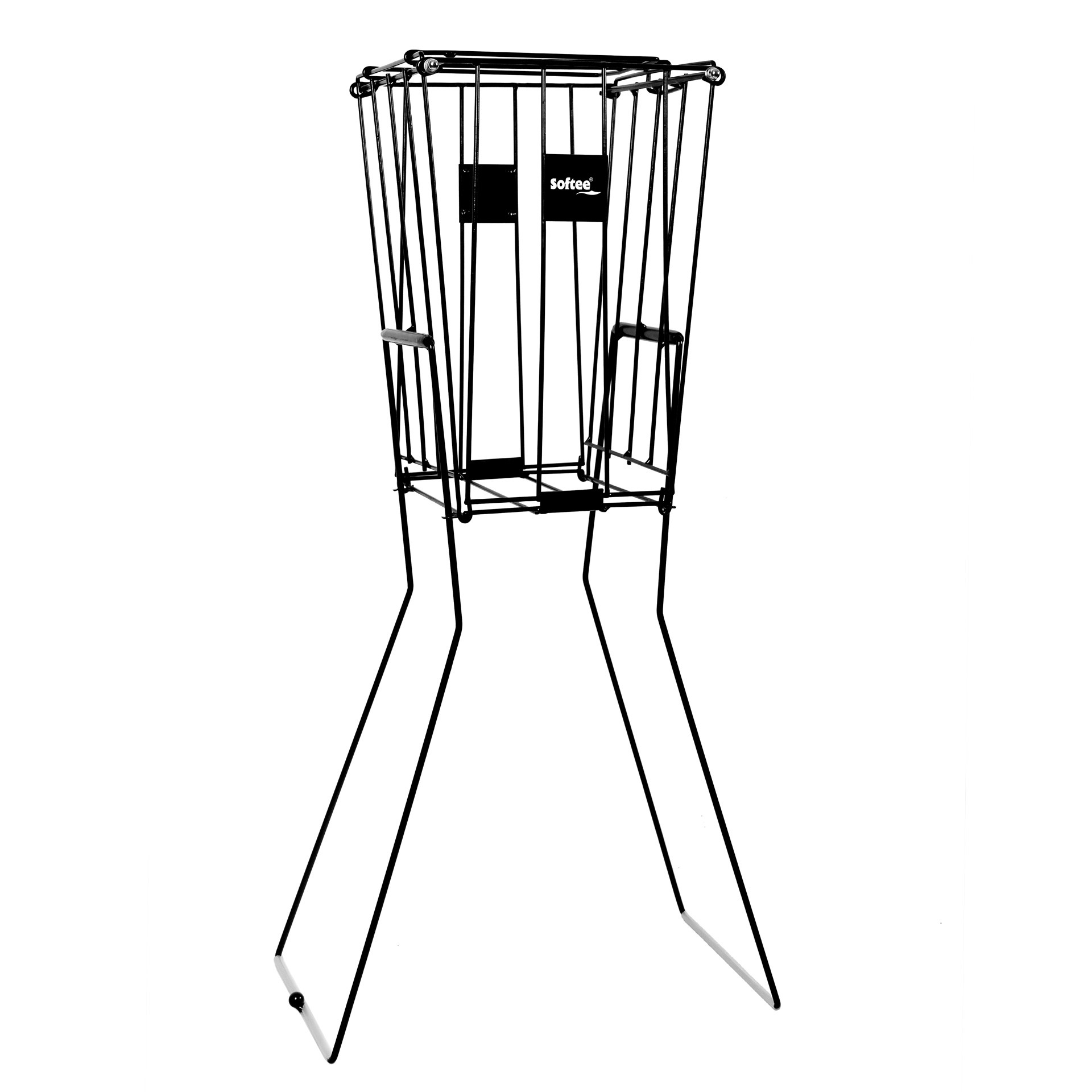 Cesta portapelotas tenis/pádel estructura metálica softee - Imagen 2