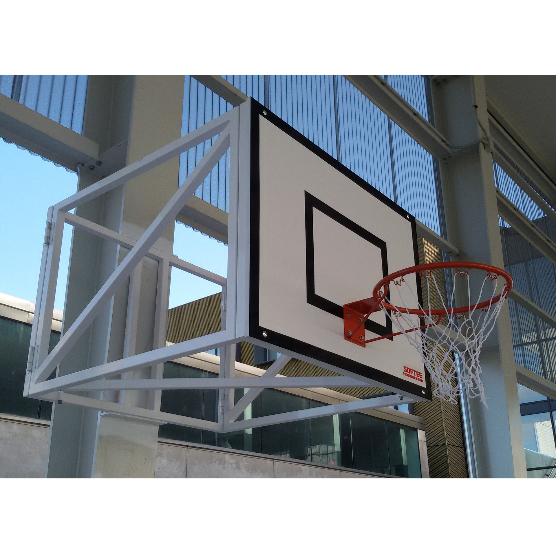 Jgo canastas baloncesto abatibles -sin tablero,aro- - Imagen 4