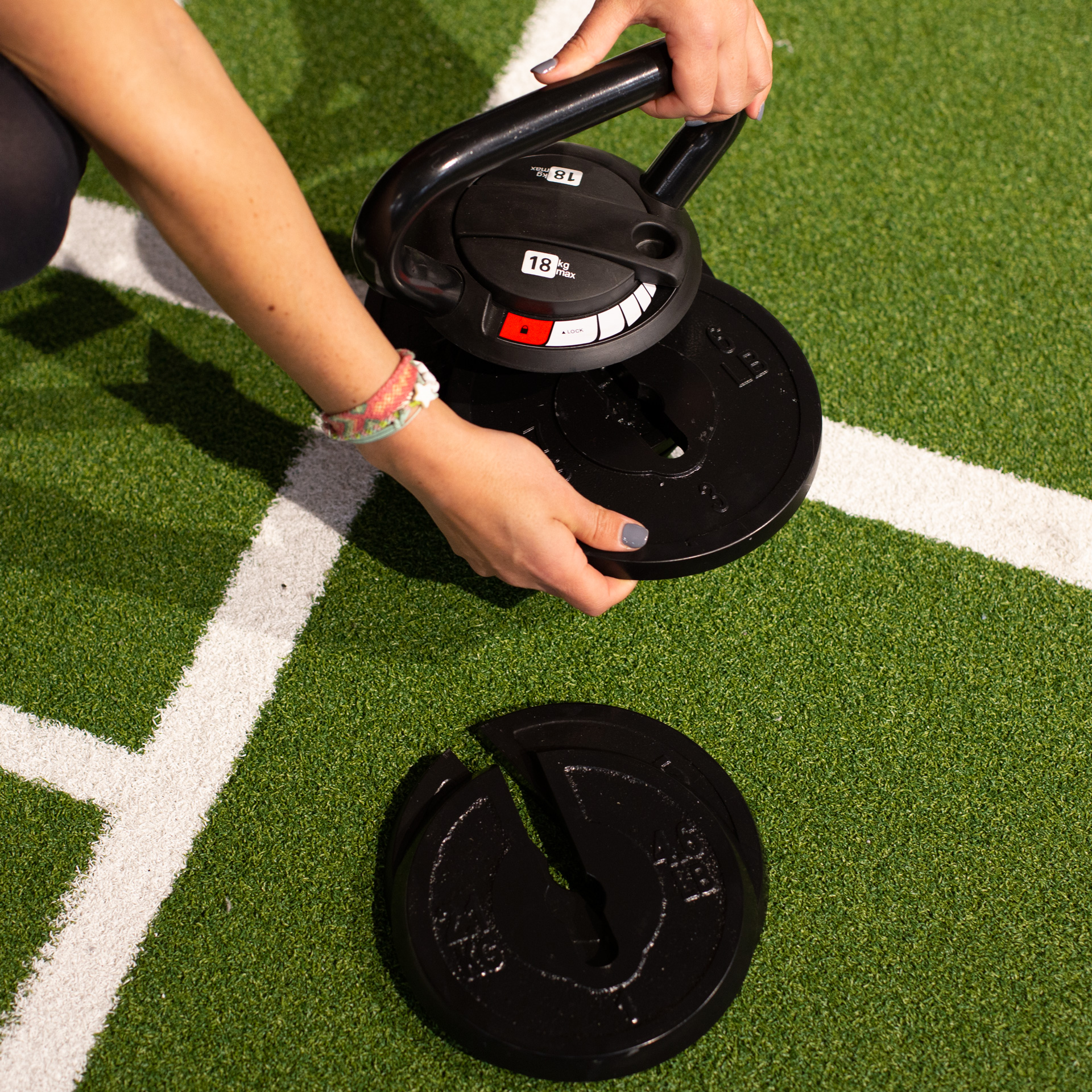 Kettlebell regulable hasta 9kg - Imagen 6