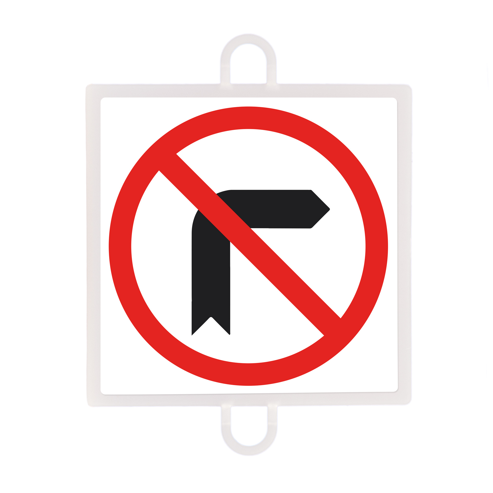 Panel de señalización tráfico de prohibición nº 4 giro derecha - Imagen 2