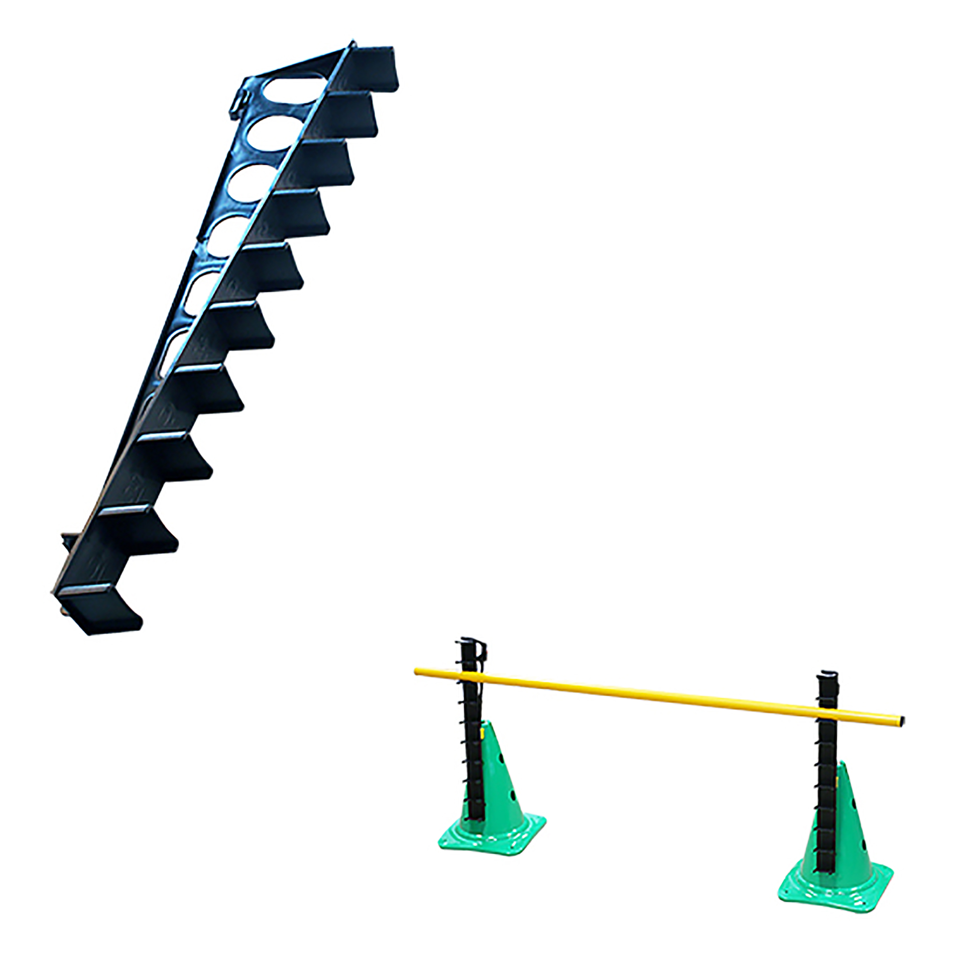 Regla con acople para cono de 32, 40 y 50cm con soporte para pica y aro - Imagen 4