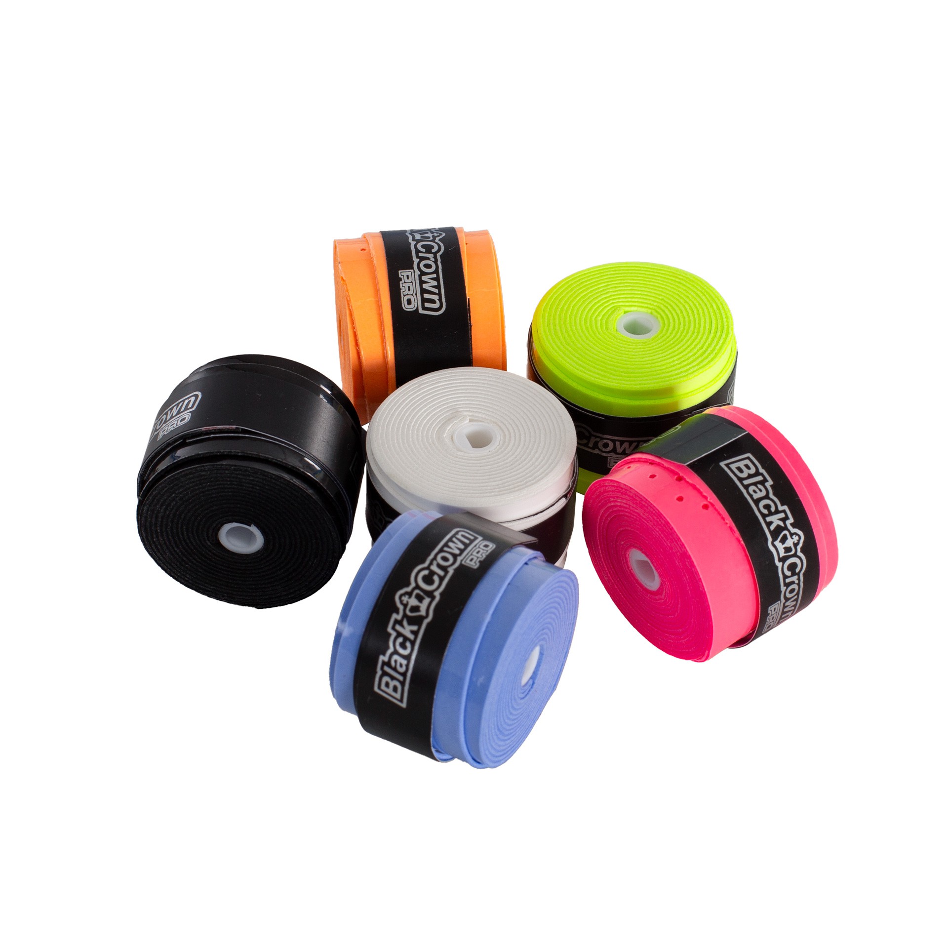 Tarro 60 overgrips black crown perforados multicolor - Imagen 4