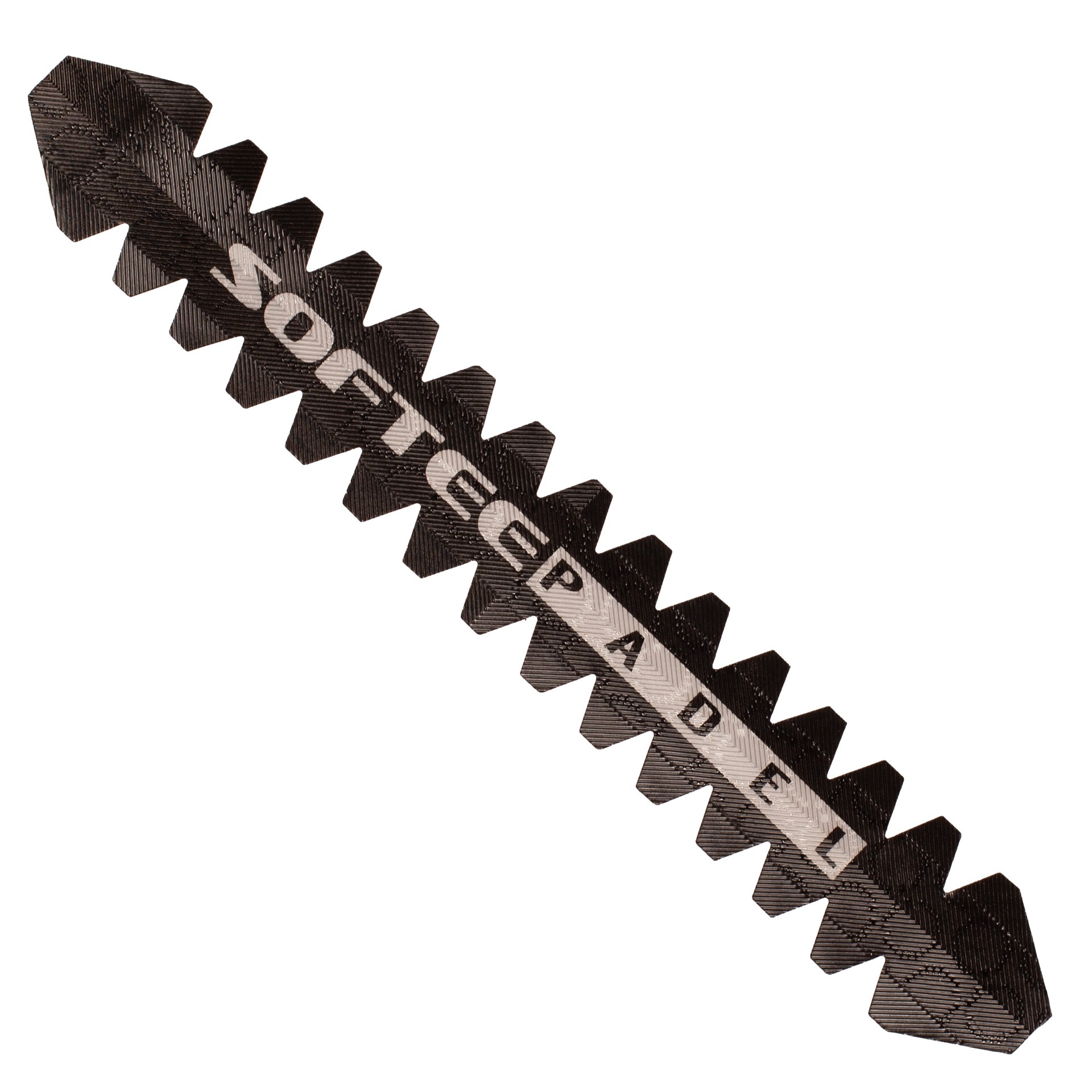 Protector de pala de pádel softee padel pro dentado negro