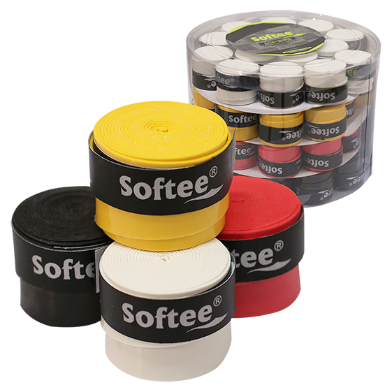 Tarro 60 overgrips softee multicolor adhere