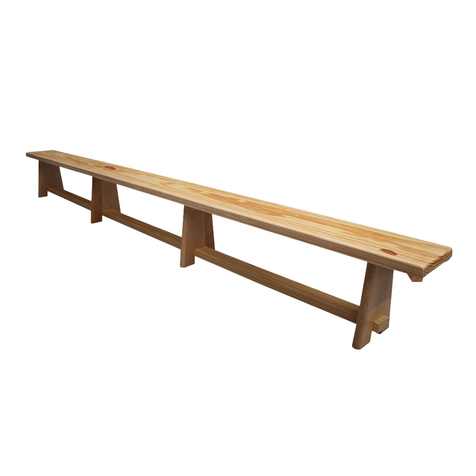 Banco sueco de madera 3mts - Imagen 2